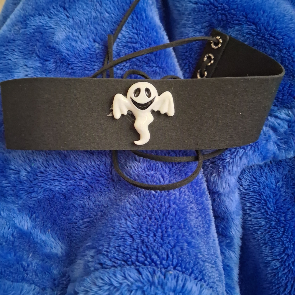 Black Ghost Choker Necklace